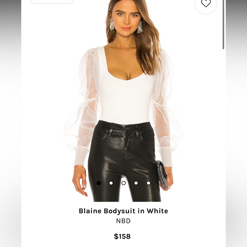 Blaine Bodysuit in White
NBD small